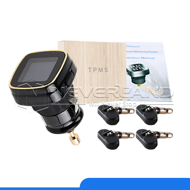 Car Truck TPMS Tire Pressure LCD Monitoring System ...